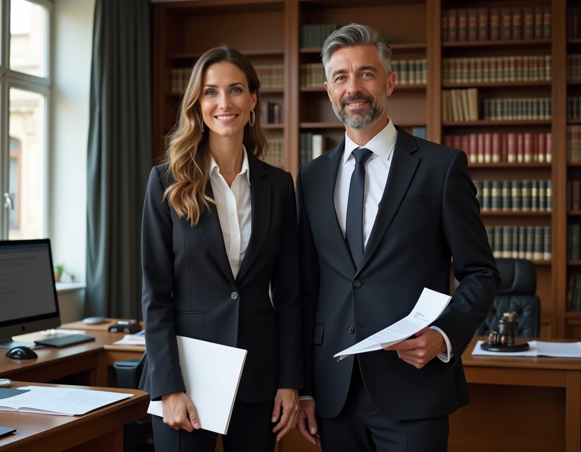 Les avocats du Cabinet Badji et Dissard spécialisés en droit social et droit des affaires dans leur bureau professionnel