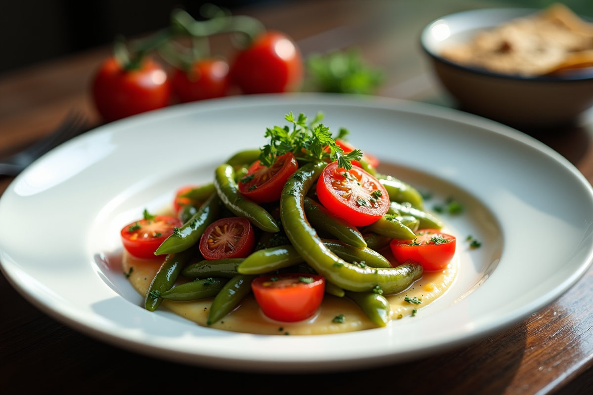 haricots tomates